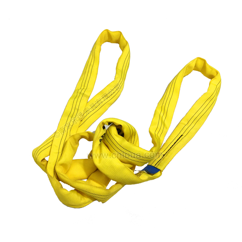 环形柔性吊装带 钢管吊带 圆筒穿丝起重吊带 货物行车工业吊绳 - 南京